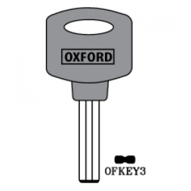 Semi-elliptical key Blank (10 pack)